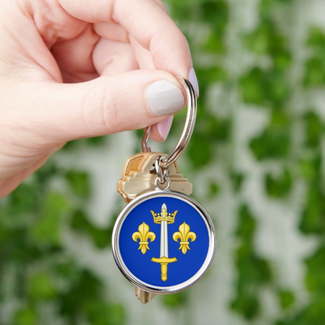 Llavero Escudo de armas de Jeanne de Arco (Mano)