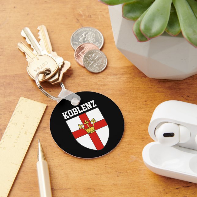 Llavero Escudo de armas de Koblenz, Alemania (Escritorio )