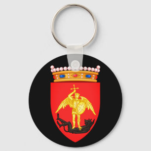 Llavero Escudo de armas de la ciudad de Bruselas Keychain