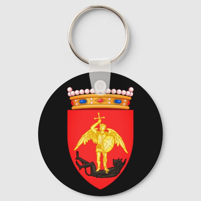 Llavero Escudo de armas de la ciudad de Bruselas Keychain (Anverso)
