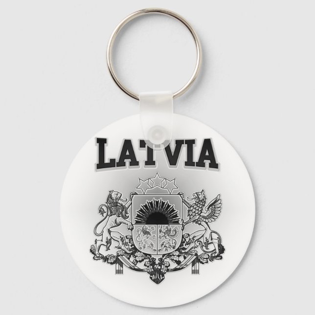 Llavero Escudo de armas de Letonia (Anverso)