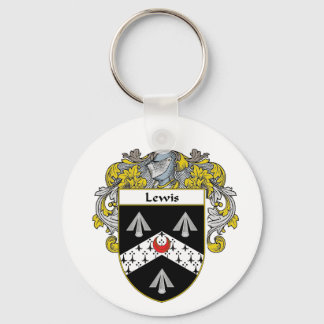 Llavero Escudo de armas de Lewis (Mantled)