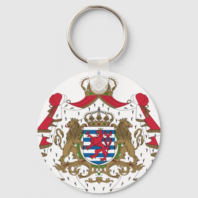 Llavero Escudo De Armas De Luxemburgo (Anverso)