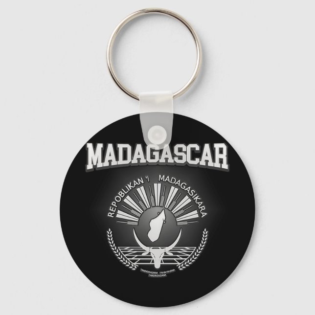 Llavero Escudo de armas de Madagascar (Anverso)