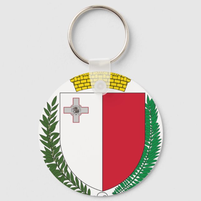 Llavero Escudo de armas de Malta (Anverso)