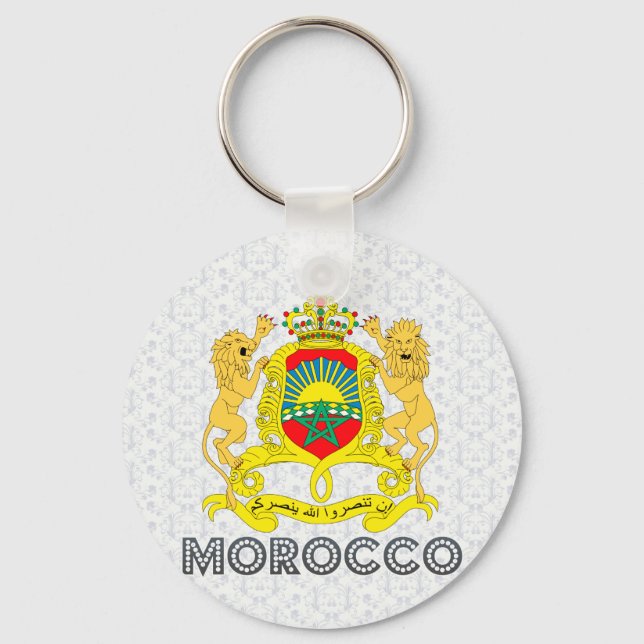 Llavero Escudo de armas de Marruecos (Anverso)