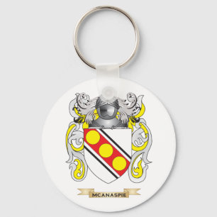 Llavero Escudo de armas de McAnaspie (escudo de la