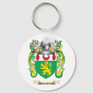 Llavero Escudo de armas de McCartan (escudo de la familia)