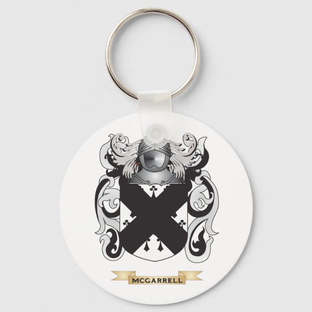 Llavero Escudo de armas de McGarrell (escudo familiar) (Anverso)
