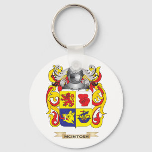 Llavero Escudo de armas de McIntosh (escudo de la familia)