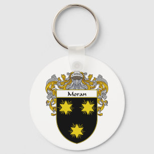 Llavero Escudo de armas de Moran (cubierto)
