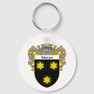 Llavero Escudo de armas de Moran (Mantled)