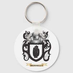 Llavero Escudo de armas de Munnelly (escudo familiar)