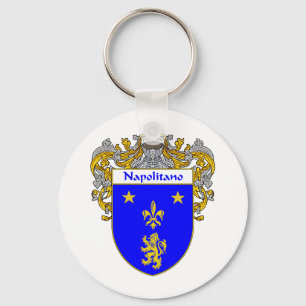 Llavero Escudo de armas de Napolitano (cubierto)