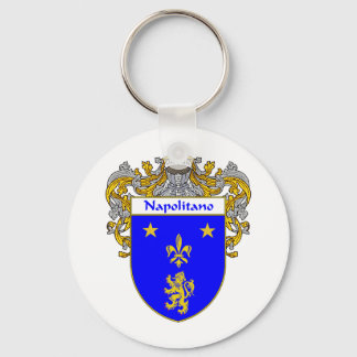 Llavero Escudo de armas de Napolitano (Mantled)