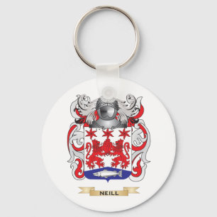 Llavero Escudo de armas de Neill (escudo de la familia)