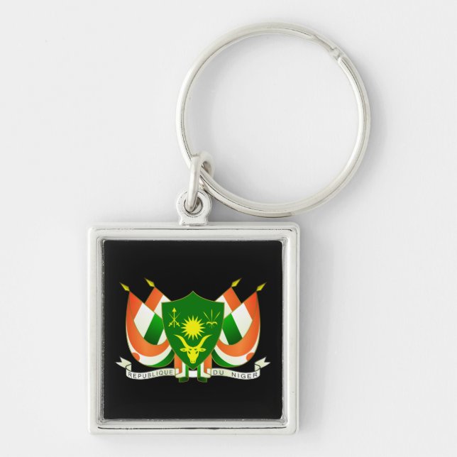 Llavero Escudo de Armas de Níger (Frente)
