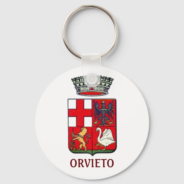 Llavero Escudo de armas de Orvieto (Italia) (Anverso)