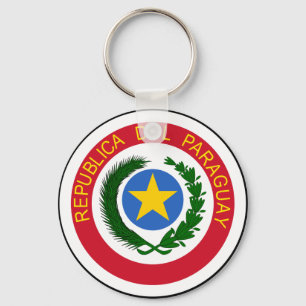 Llavero Escudo de armas de Paraguay