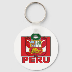 Llavero Escudo de armas de Perú