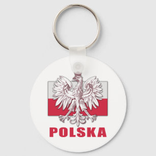Llavero Escudo de armas de Polonia Polska