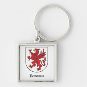 Llavero Escudo de Armas de Pomerania Arte Majestuoso del G