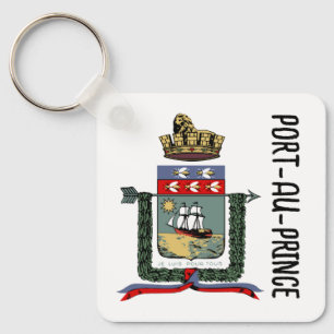 Llavero Escudo de armas de Puerto Príncipe, HAITÍ