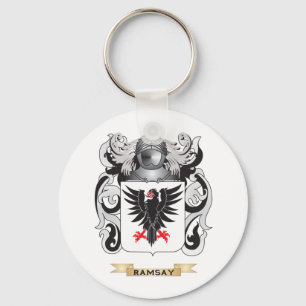 Llavero Escudo de armas de Ramsay (escudo de familia)