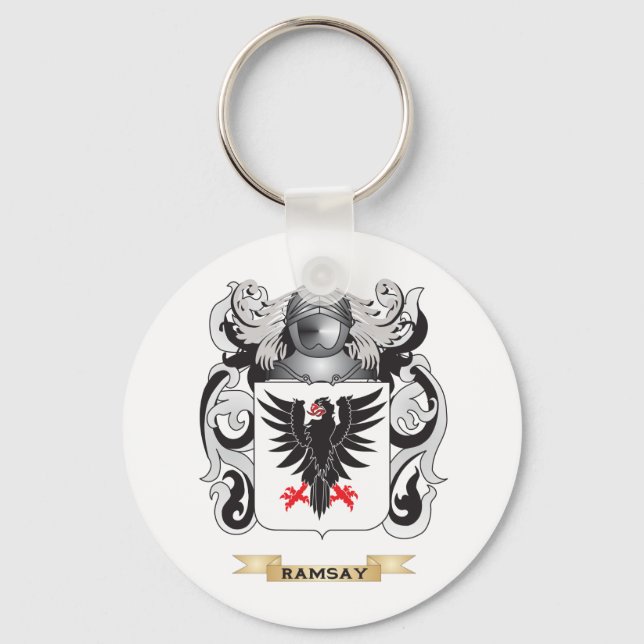 Llavero Escudo de armas de Ramsay (escudo de familia) (Anverso)