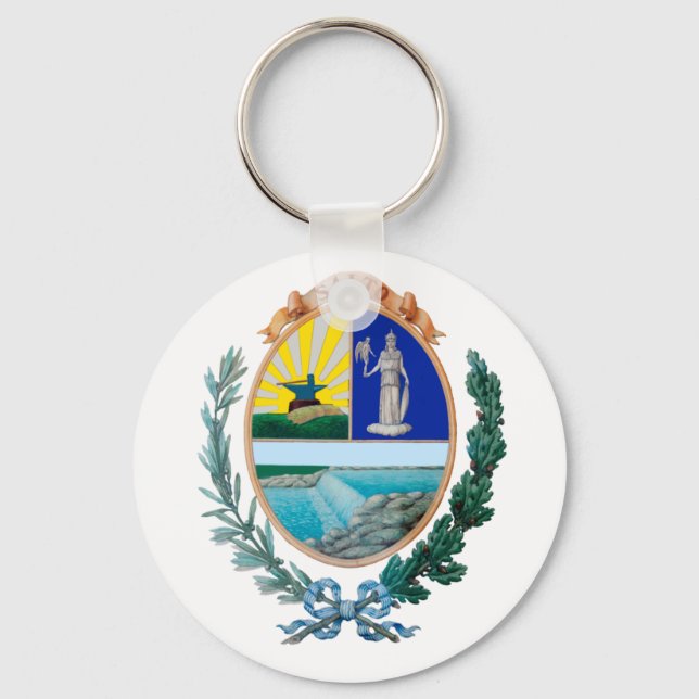 Llavero Escudo de armas de Salto, Keychain del Uruguay (Anverso)