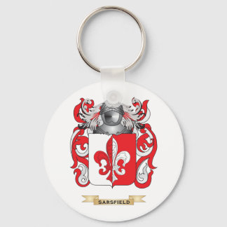Llavero Escudo de armas de Sarsfield (escudo familiar)