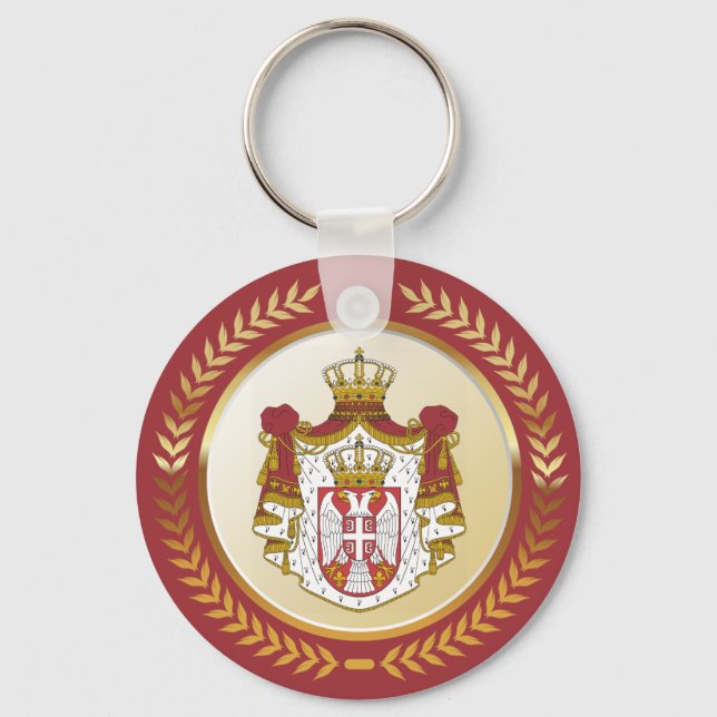 Llavero Escudo de armas de Serbia (Anverso)