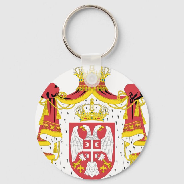 Llavero Escudo de armas de Serbia (Anverso)