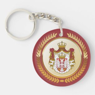 Llavero Escudo de armas de Serbia