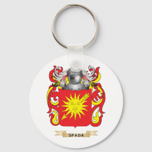 Llavero Escudo de armas de Spada (escudo de familia)