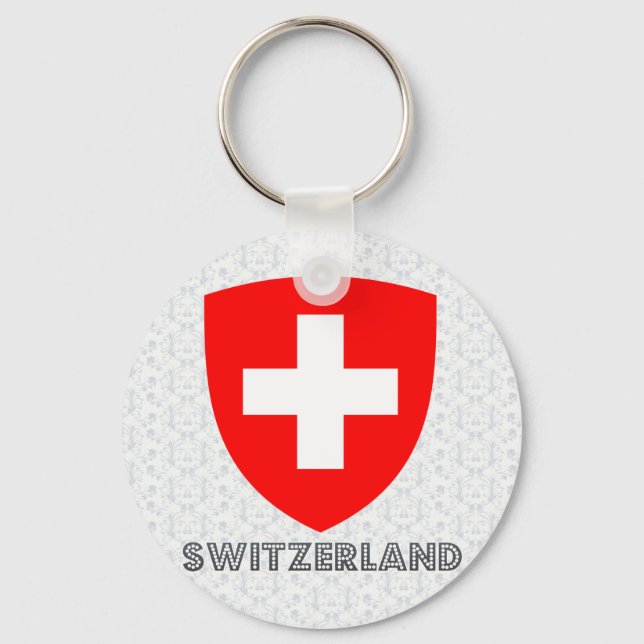 Llavero Escudo de armas de Suiza (Anverso)
