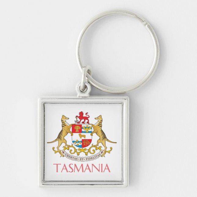 Llavero Escudo de armas de Tasmania (Frente)
