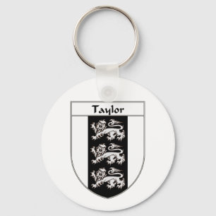 Llavero Escudo de armas de Taylor/escudo de la familia