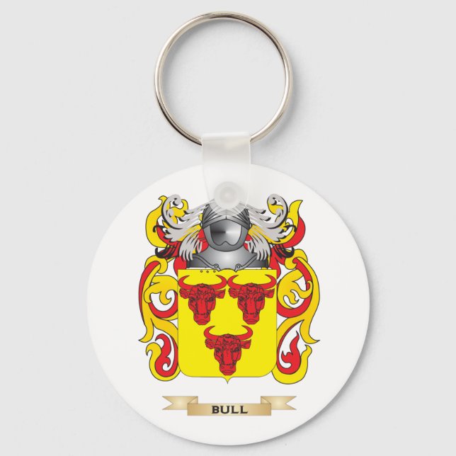 Llavero Escudo de armas de toro (reposo de familia) (Anverso)