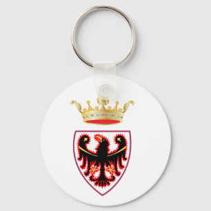 Llavero Escudo de armas de Trentino (Italia)