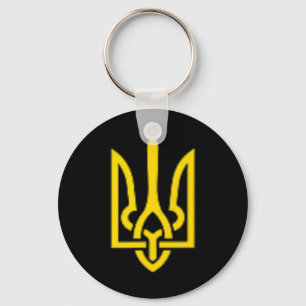 Llavero Escudo de armas de Ucrania Tryzub de Volodymyr Zel