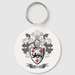 Llavero Escudo de armas del escudo de la familia de Pugh