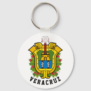Llavero Escudo de armas del estado de Veracruz (México) Ke