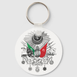 Llavero Escudo de armas del Grayscale del imperio otomano