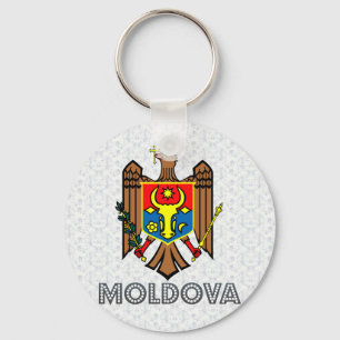Llavero Escudo de armas del Moldavia