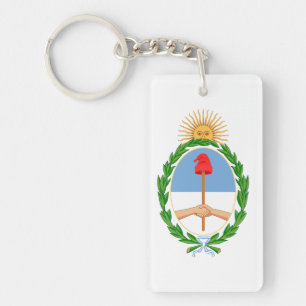 Llavero escudo de armas del país Argentina símbolo emblema