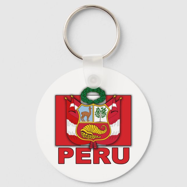 Llavero Escudo de armas del Perú (Anverso)