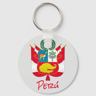 Llavero Escudo de armas del Perú
