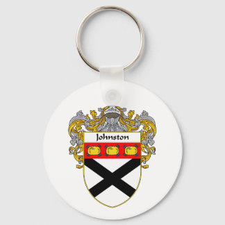 Llavero Escudo de armas/escudo familiar de Johnston (Mantl