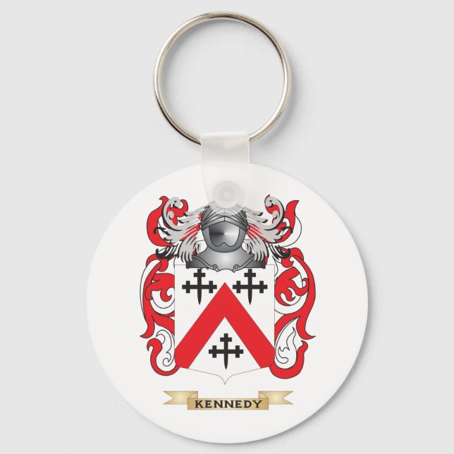 Llavero Escudo de armas Kennedy-(escocés) (escudo familiar (Anverso)